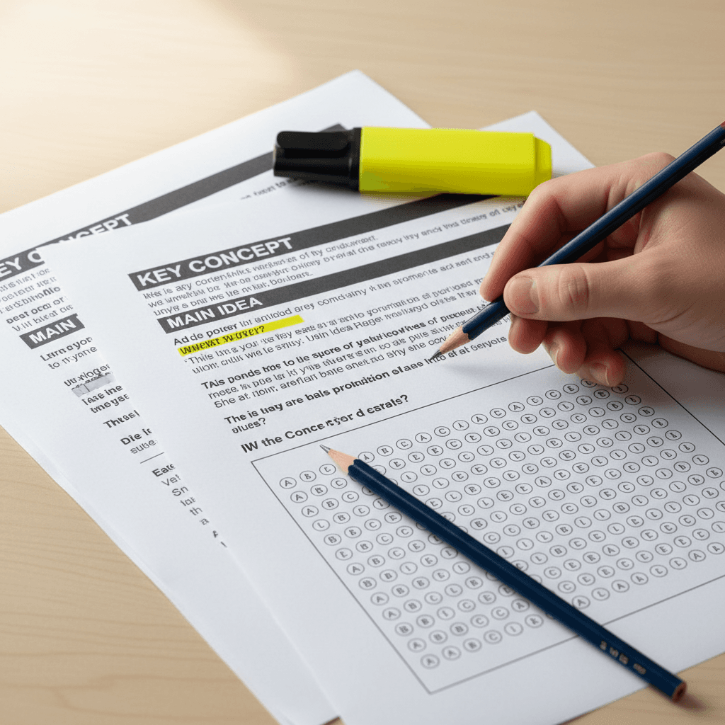 Test preparation tutoring session